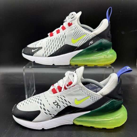 Nike Air Max 270 Women's Size 6.5 Running Shoes White Black AH6789-116 - Picture 2 of 8